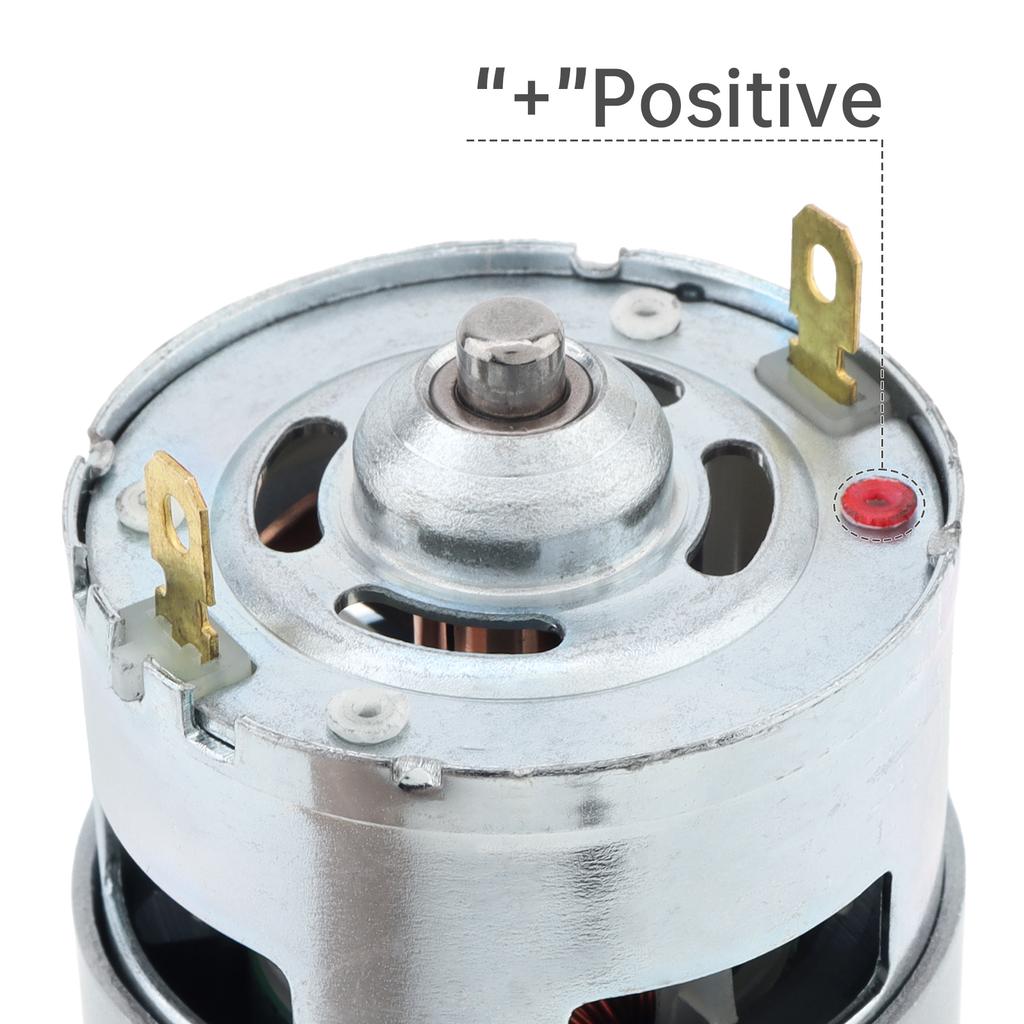 RS755 DC Fan Motor,RS775 Fan Motor 12V 3000RPM Replacement,Fit for 220V AC Electric Fan,Built-in Cooling fan,Stable Power Output