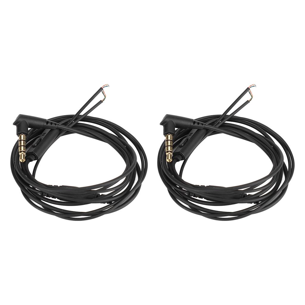 2 ks Kabel pro opravu sluchátek Bezkyslíkatá měď 3,5mm Bezztrátový 1,2m Náhradní zvukový kabel ke sluchátkům