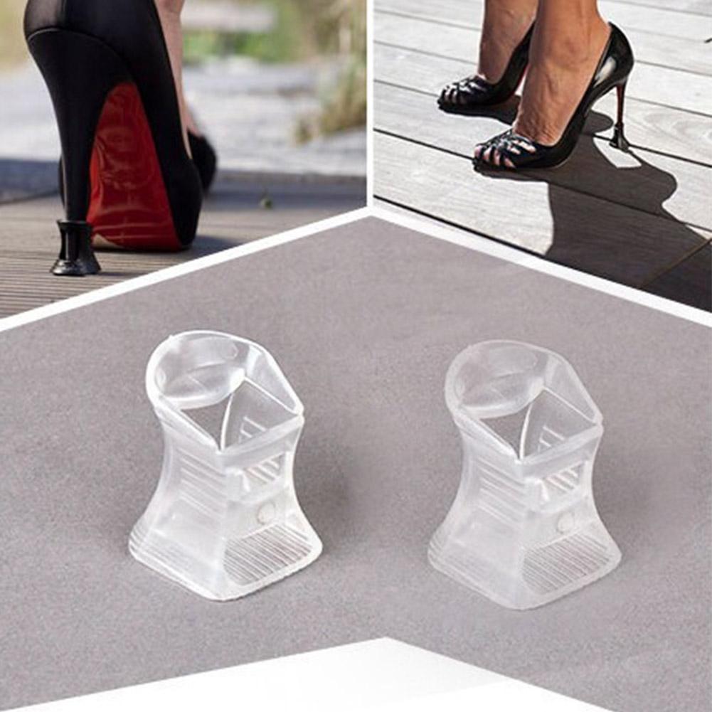 1Pc Women Heel Protector Shoes Stopper High Heels Tips Stiletto Cover for Daily Walking(Small)