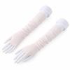 Thin Gloves Fingerless Gloves Soft Half Finger Mittens Comfortable Long Arm Warmers  Casual Wear