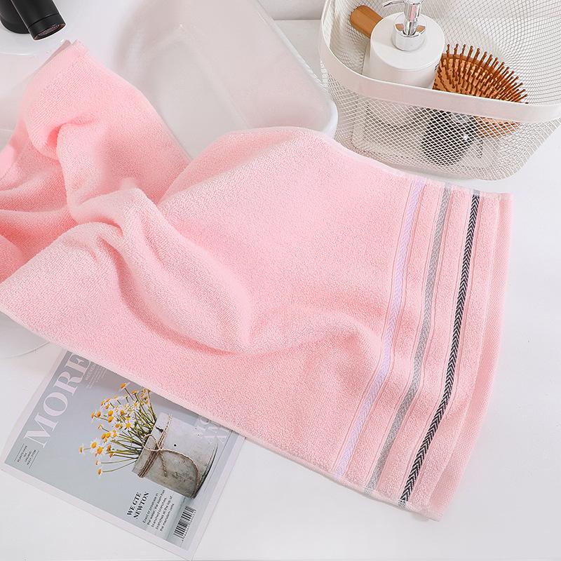 

Упаковка з наборів бавовняних рушників для ванної кімнати 2/4 смуги Зелений Синій Рожевий 34x74 см Подарунковий рушник для ванної кімнати Рука Серветки Toalhas De Banhos 34x74cm 2pcs