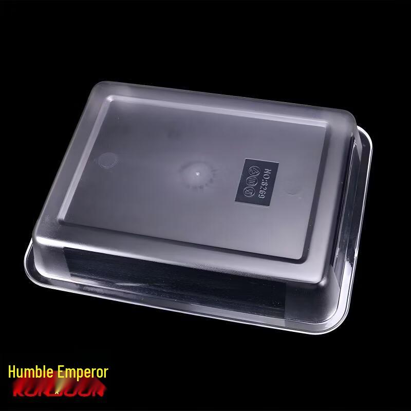 Rectangular Transparent Acrylic Serving Tray
