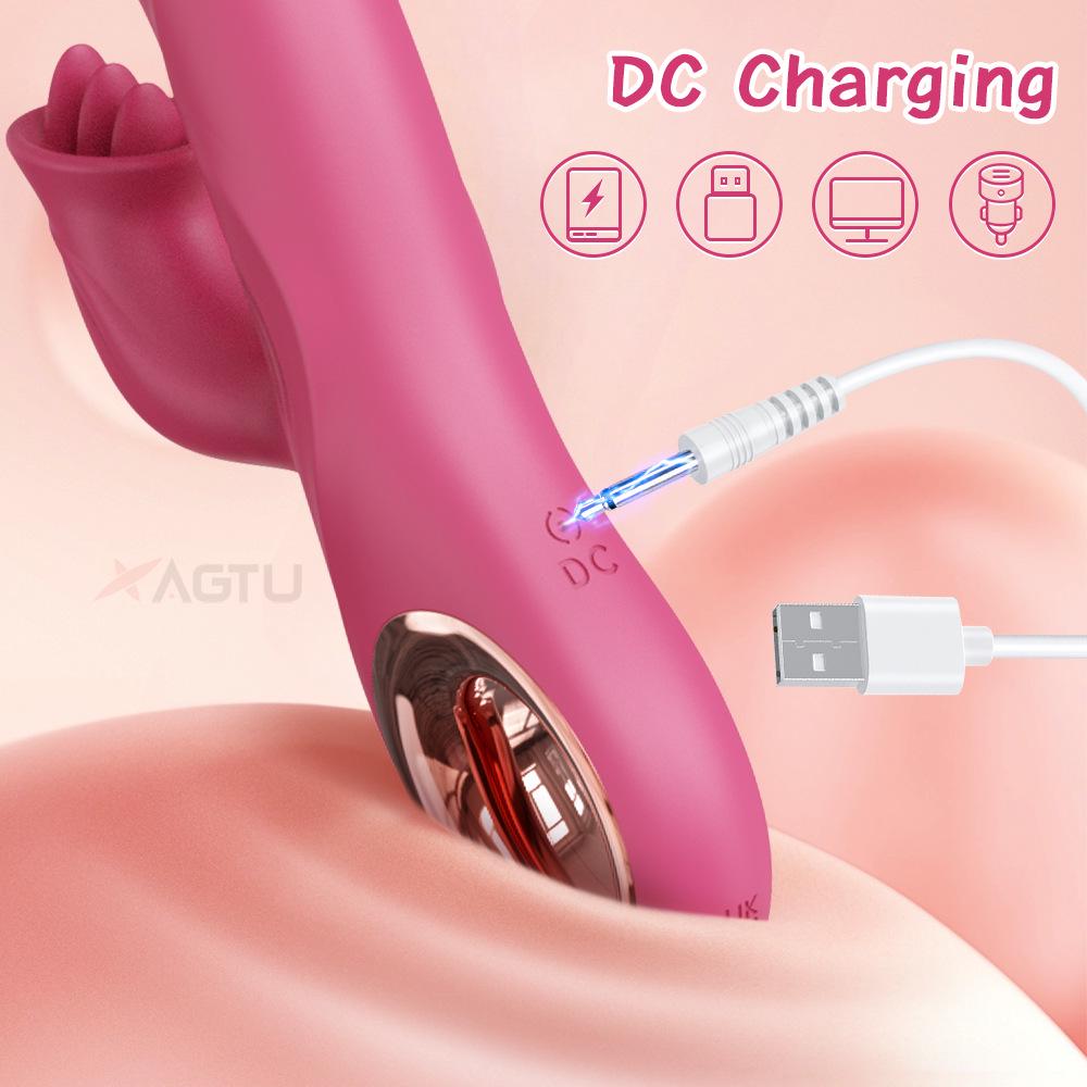 Women's Rabbit-style Vibrator with Buckle - G-Spot & Clitoral Massager