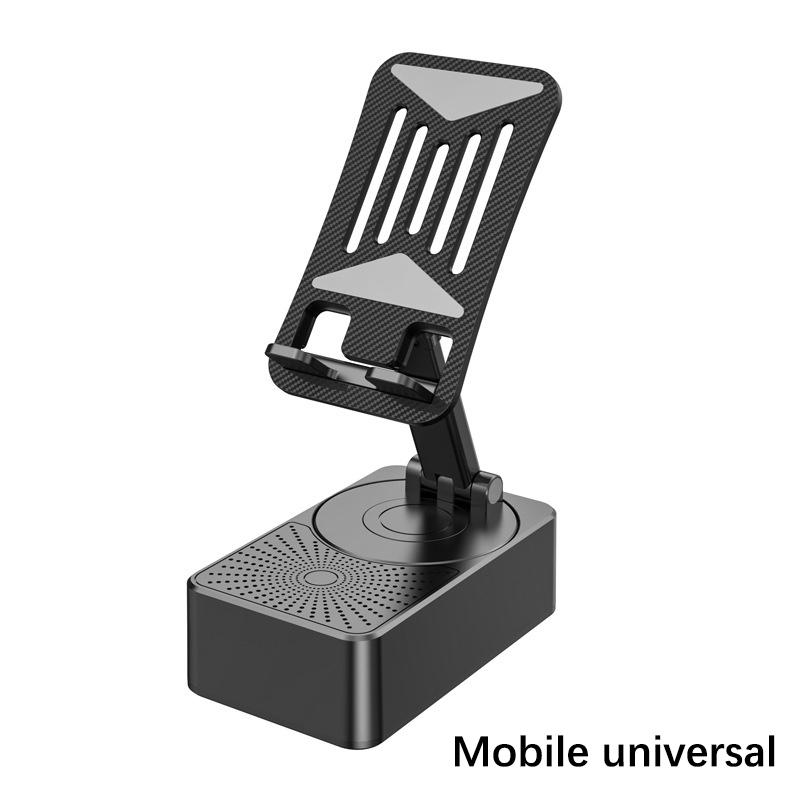 Cell Phone Stand With Bluetooth-Compatible Speaker Adjustable Portable Desktop Bracket Folding Desktop Live Lazy Stand Anti-Slip