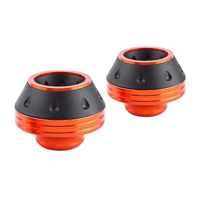 2Pcs Universal Motorcycle Wheel Protection Crash Pad Motorbike Crash Protectors Alloy Motocross Falling Front Fork Slider Cups