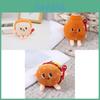 Cute Hamburger Hot Dog Chicken Plush Pendant Dolls Keychain Bag Decoration