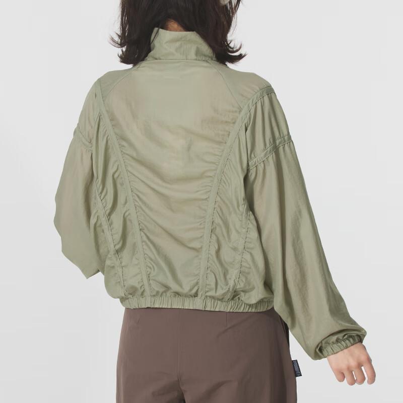 Puma Sports Lifestyle Series Logo Windproof Breathable Warm Loose Hooded Long Sleeve Jacket Women jackets 633971-82