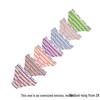 Women's Pure Cotton Ribbed Low Waist Panties: Colorful Letter, Breathable, Double-Layer Crotch, Striped Design for Girls.