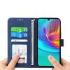 DIERFENG DF-03 For Xiaomi Poco X7 Pro 5G/Redmi Turbo 4 5G Leather Case Lines Imprint Wallet Phone Cover