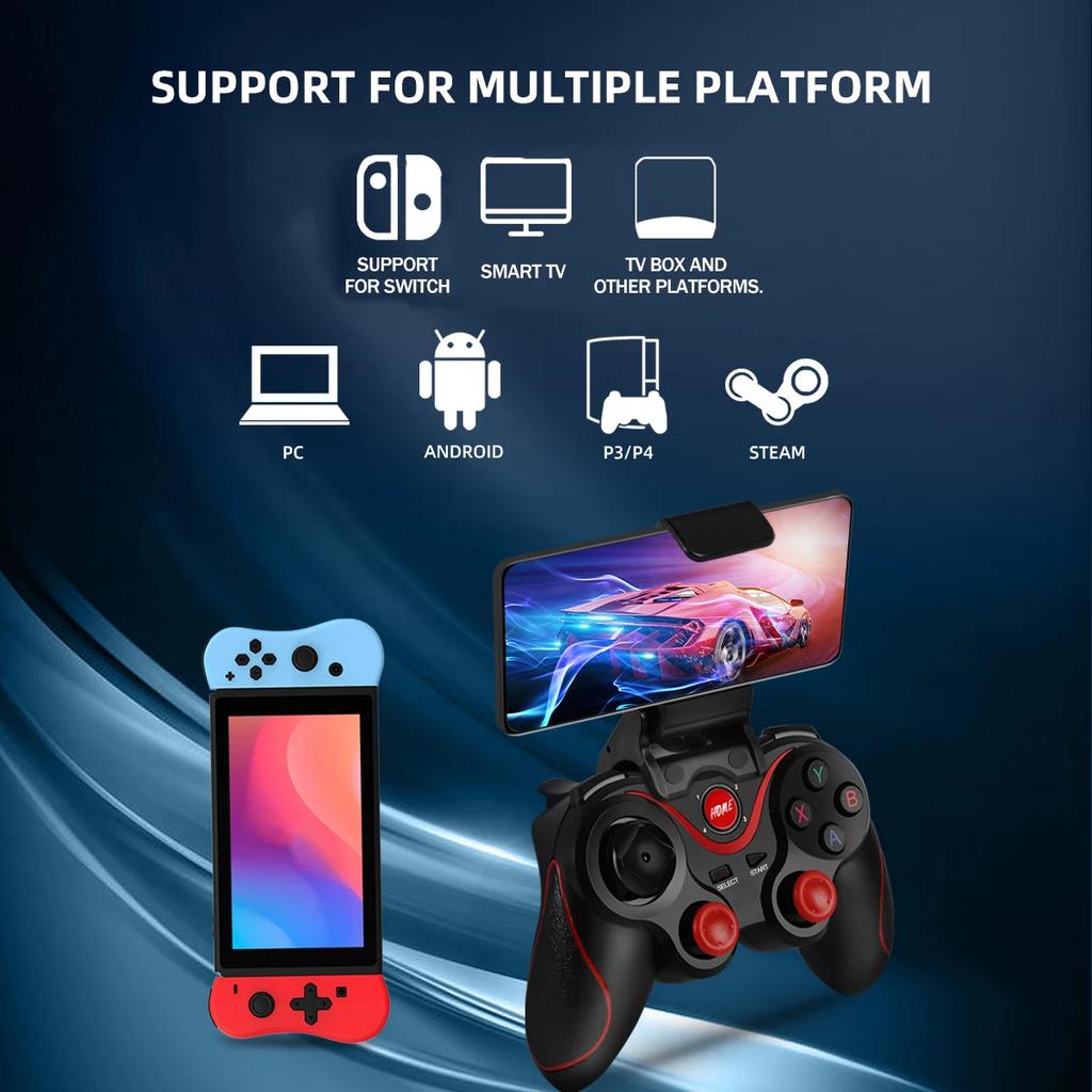 Wireless Bluetooth Controller for PC Mobile Phone TV BOX Computer Joystick for Tablet PC TV Gamepad Joypad Controller