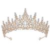 A Versatile New Bride Crown Headwear Hair Band Crown for Birthday Parties Wedding Banquets and Crown Gifts