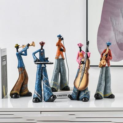 Radoša amerikāņu grupa Dekorācija Mūzikas instruments Modelis Dzīvojamā istaba Veranda studijas Ziemeļvalstu mākslas un amatniecības statuja skulptūra Sākums