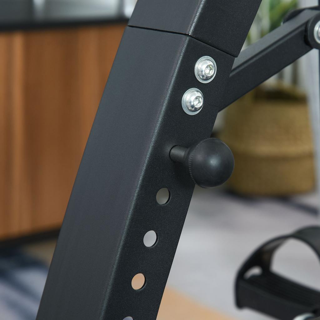 Stacionární rotopední pedálový trenažér pro rehabilitaci paží a nohou 40D x 42,5Š x 100V cm nastavitelná výška řídítek černý