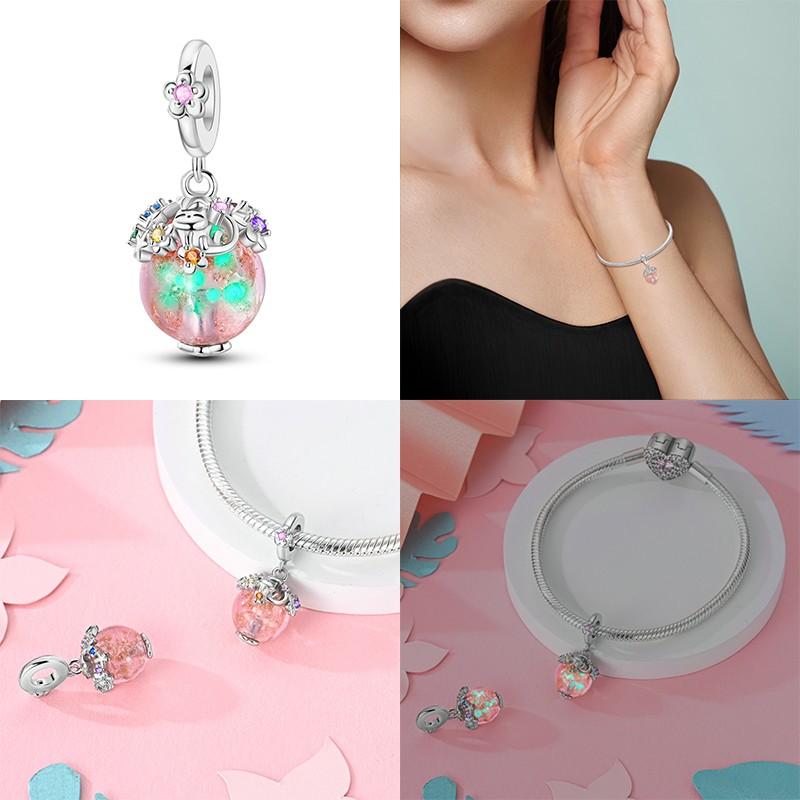Snowflake Magic Fashionable Ball Copper Charm Beads Fit Original Bracelet Jewelry Designing For Ladies Present