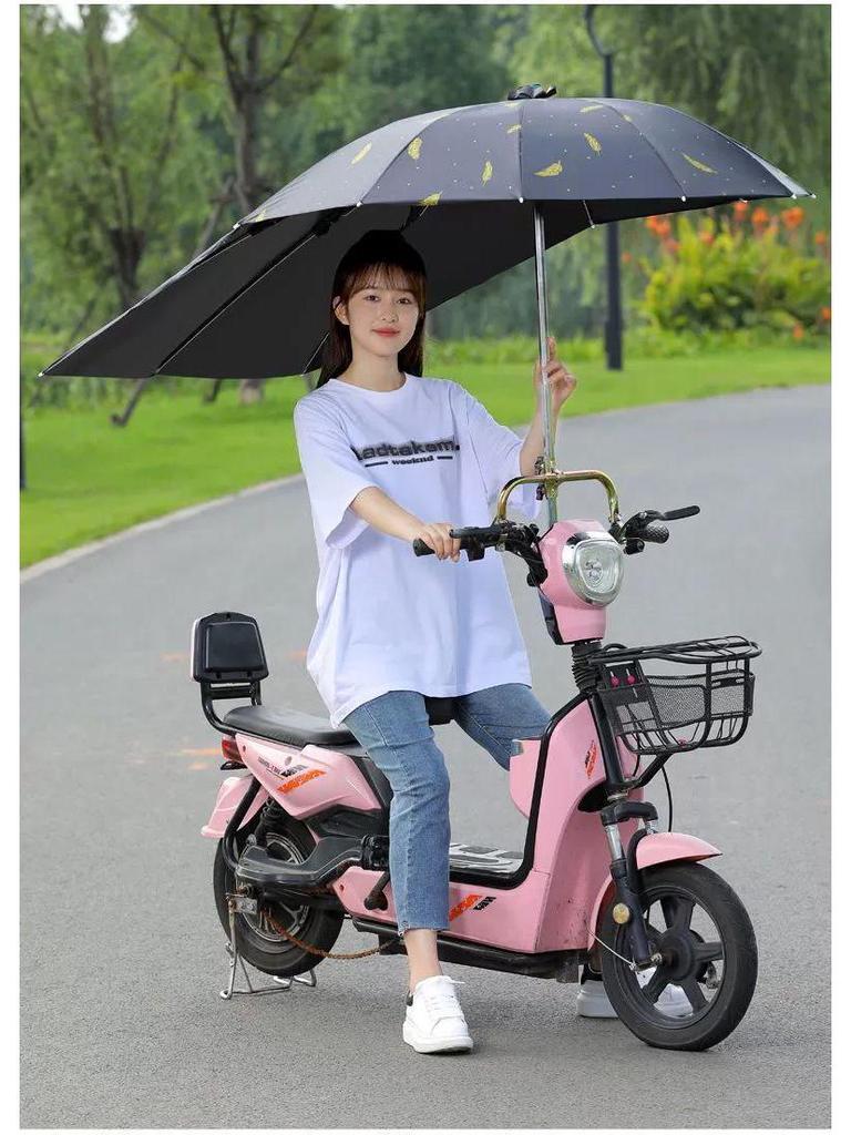 Detachable Pedal Umbrella: Electric Car & Motorcycle Sunshade Canopy
