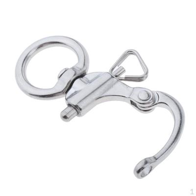 Swivel Shackle Rigging Sailing 316 Stainless Steel for Sailboat Spinnaker Halyard Fixed Boat Anchor,