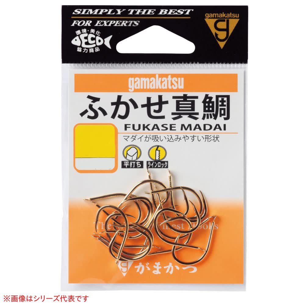 Gamakatsu Single Hook Fukase Red Sea Bream No. 11 18 No. 11