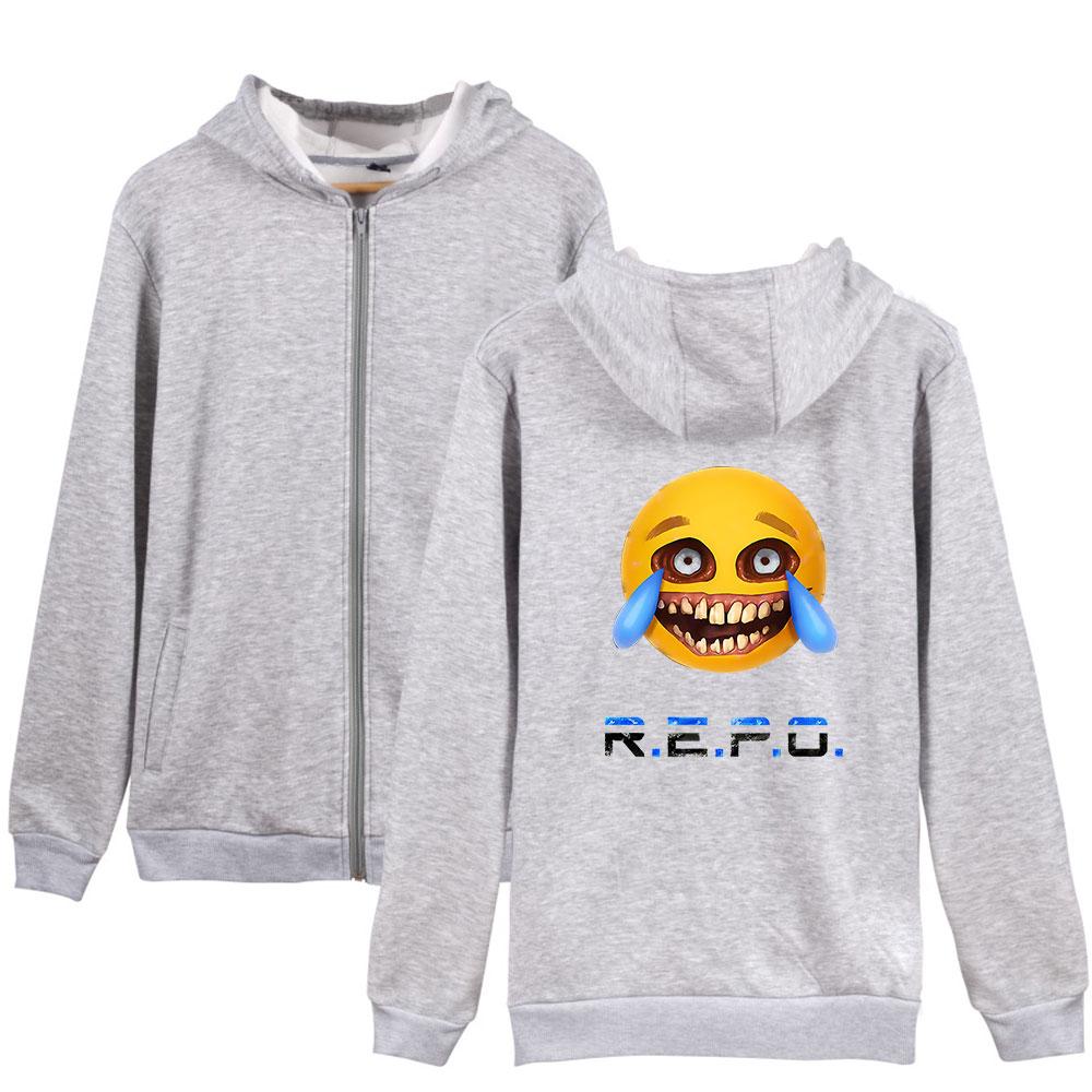 R.E.P.O Printed Women Men's Jackets Hooded Coats Casual Zipper Sweatshirts Male Tracksuit Fashion Jacket