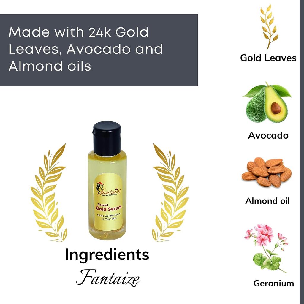 Fantaize - Gold Serum for a radiant, smooth skin - Pack of 1 (50 ml)