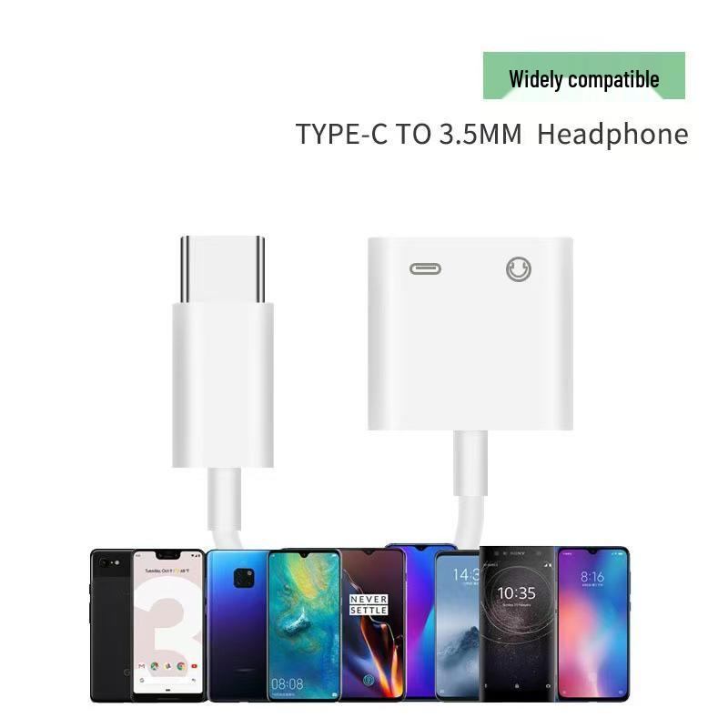 Samsung S22 To iPad PD Fast Charge Type-C To 3.5mm Headphone Adapter