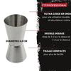 Doseur alcool pour cocktail 5 cl et 3 cl en inox fm professional boissons