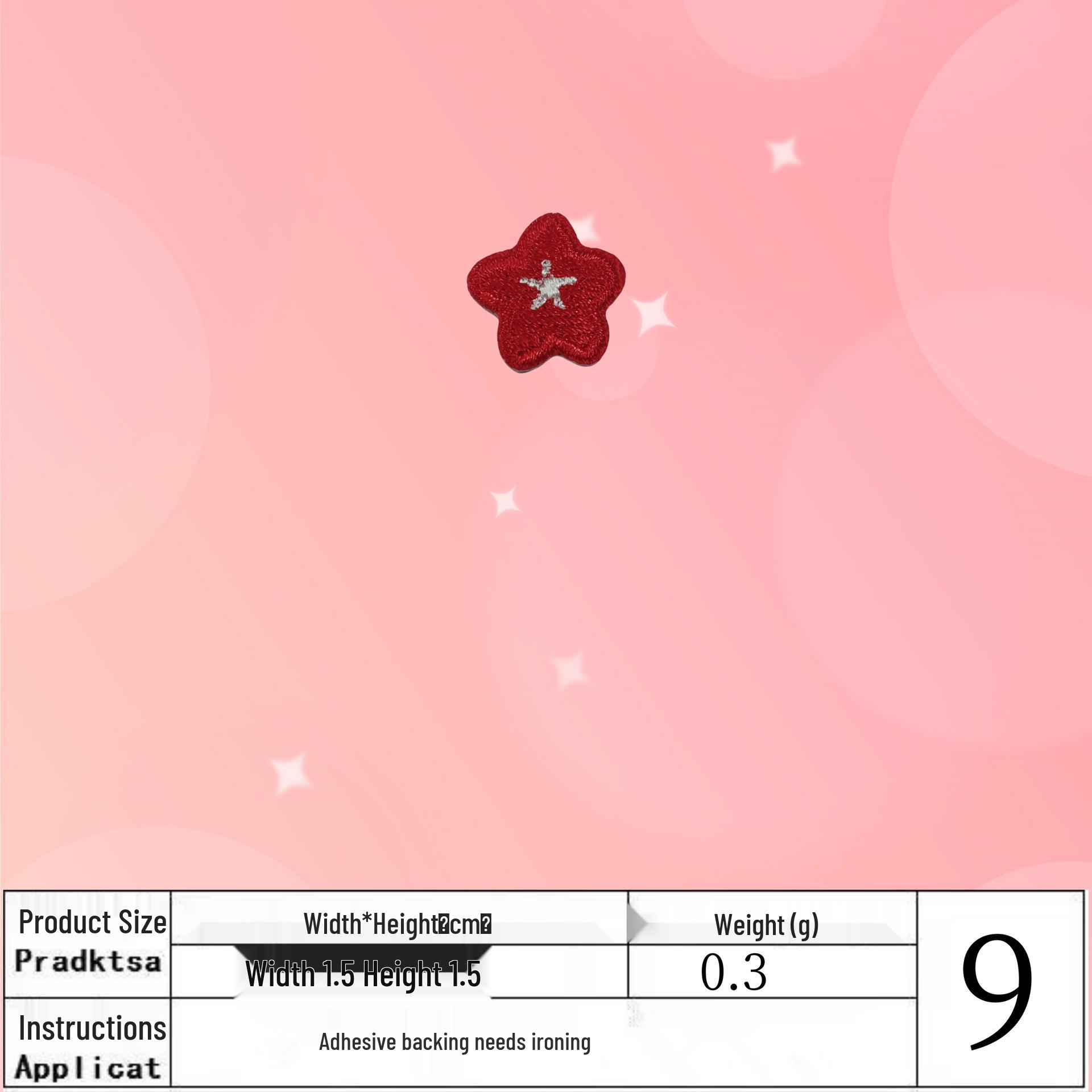 

Очаровательная маленькая вышитая нашивка в виде яблока - Звезды, украшение для одежды, значок