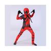 (Doek+Rugzak + Dubbele Zwaarden , 8-9 Jaar) Kinderen Jongens Deadpool Halloween Feest Cosplay Kostuum Verkleedkleding