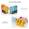 Wooden Caterpillar Train Toy: Cross-Border Educational Velcro Connection for Early Learning