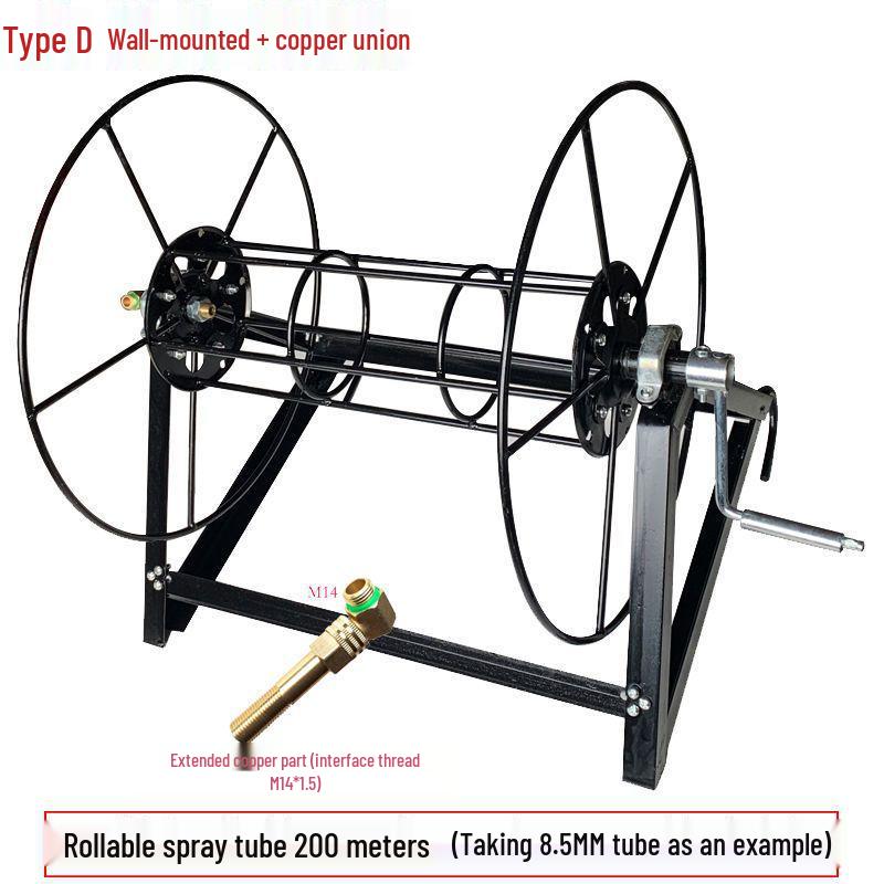 Opbergrol voor Landbouwspuit Slang en Pijp