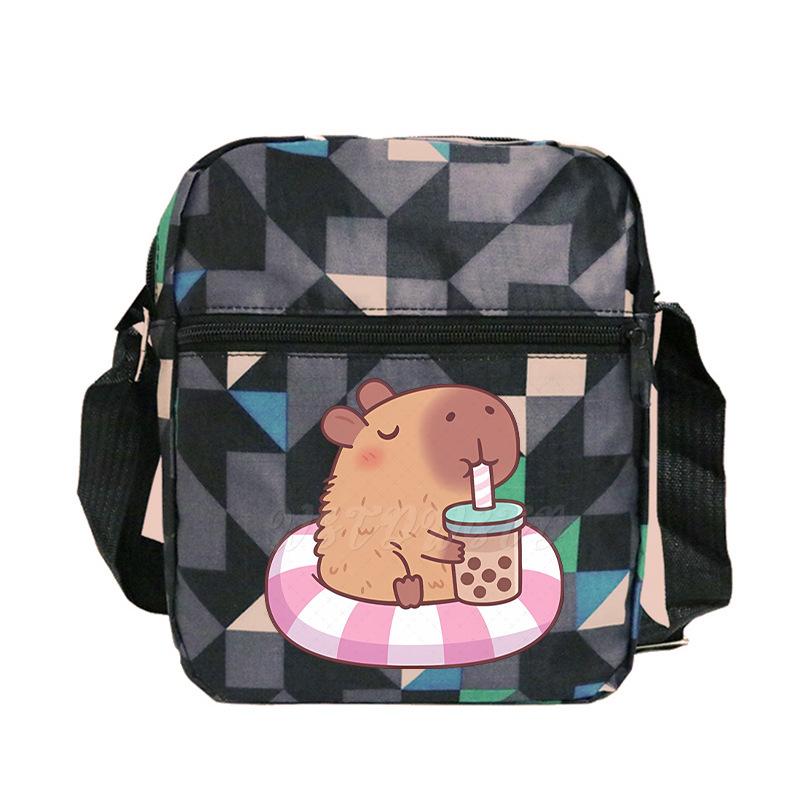 Fashion Versatile Children'S Portable Shoulder Bag Printed Trend Multifunctional Oblique Span Bag