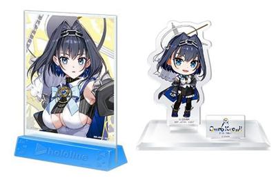 Ichiban Kuji Hololive Vol.5 Mini Art Board Prize & Kyun Chara Prize Acrylic Stand Auro Chronny 2-piece Set