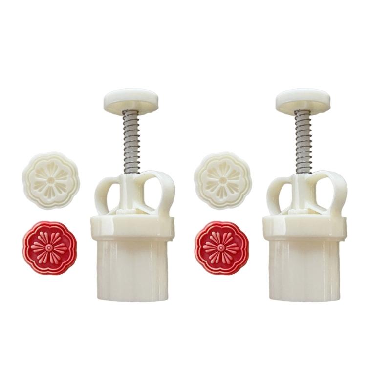 

Easy to Use Mung Bean Cake Mold Flower Shape Hand Pressure Mooncake Mold Perfect for Beginners and Baking Enthusiasts 1
