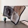 Trendy Print Square Scarf For Women Cotton Velvet Neck Scarf Shawl Warp Elegant Neckerchief Bandanas Ladies Hijab