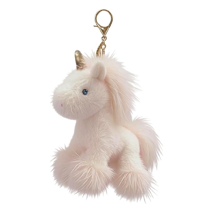 

Playful Miniature Horse Keyring Plushie PP Cotton Sweet Keychain Bag Hanging Pendant Charm Perfect For Daily Use белый