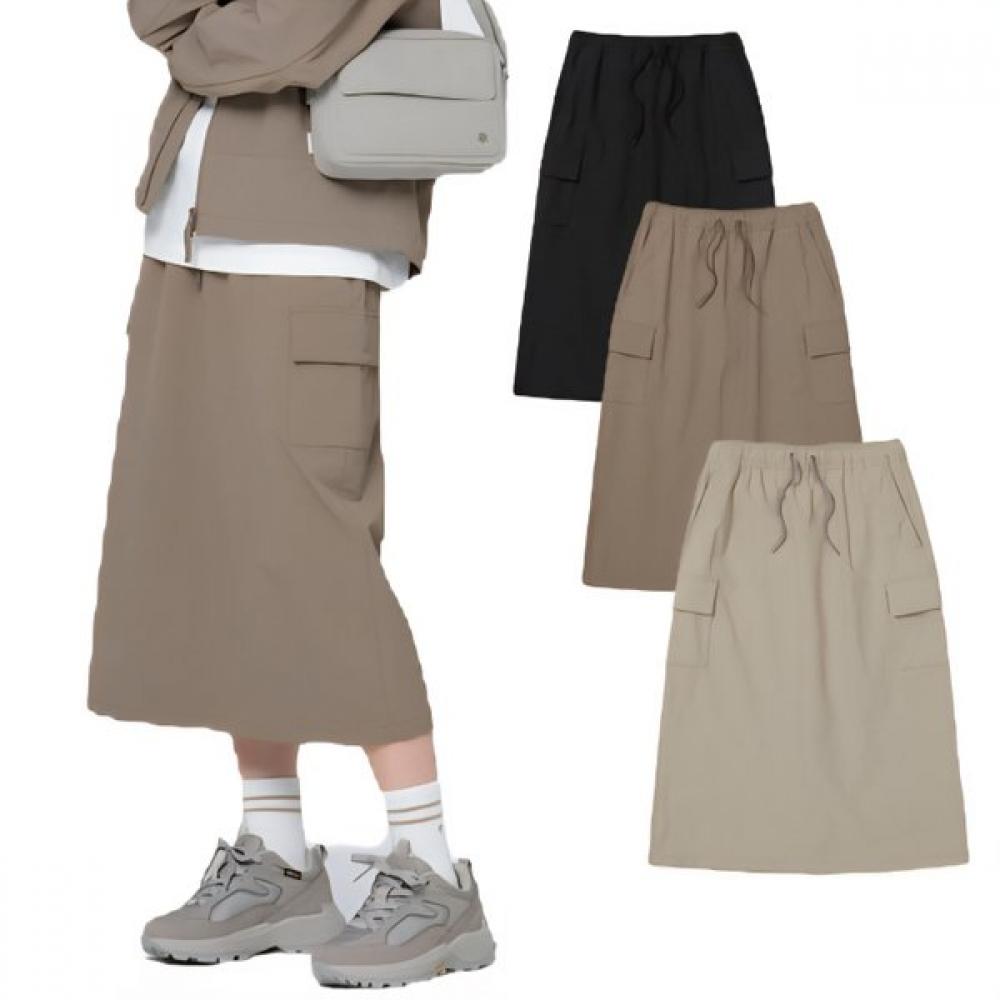 Snow Peak Women S Lago Cargo Skirt S24fwtSk33 BG (beige)/S(70)