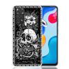 Dark Demon Black Skeleton Case Phone Cover for Xiaomi Redmi Note 14 13 12S 12 11S 11 11T 11E 10S 10 Pro Plus 5G Trend Fundas Not