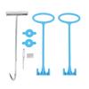 Pool Skimmer Basket Handle Hook Set Swimming Pool Basket Lifting Hook Pool Cleaning Accessory