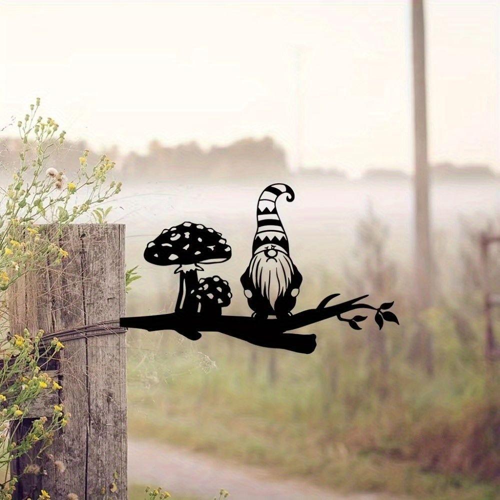 Hand Forged Iron Garden Fairy Outdoor Halloween Christmas Decor