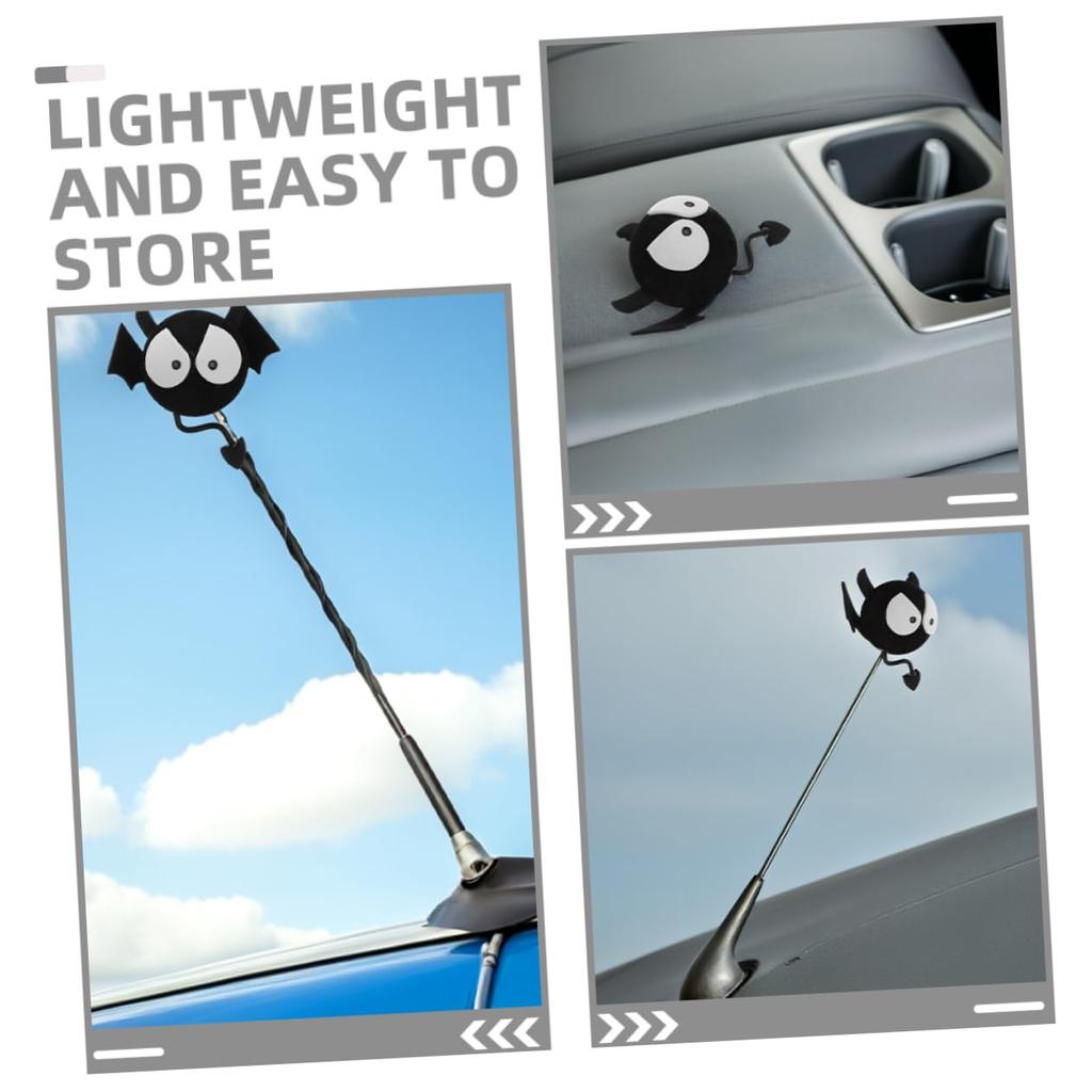 DEARMAMY 3pcs Car Antenna Decoration Vehicle Accessories Car Antenna Topper Decoration Hanging Truck Ball