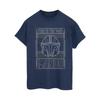 Star Wars Womens/Ladies The Mandalorian The Way Outline Helm Cotton Boyfriend T-Shirt