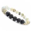 Lava Stein Ätherisches Öl Verstellbares Yoga Armband