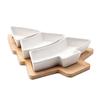 MidOcean Viram Bamboo Christmas Tree Serving Tray