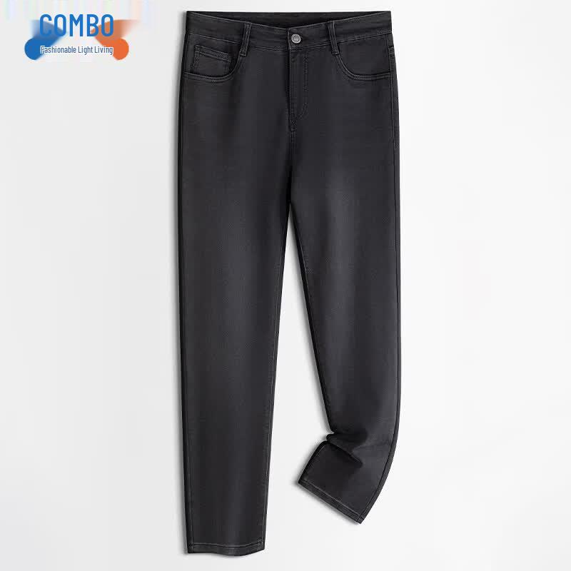 Kangbo Men s Straight-Leg Casual Denim Jeans 33