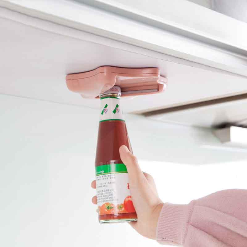 Wall Mounted Spiral Bottle Opener Antislip Kitchen Multifunction Openers Can