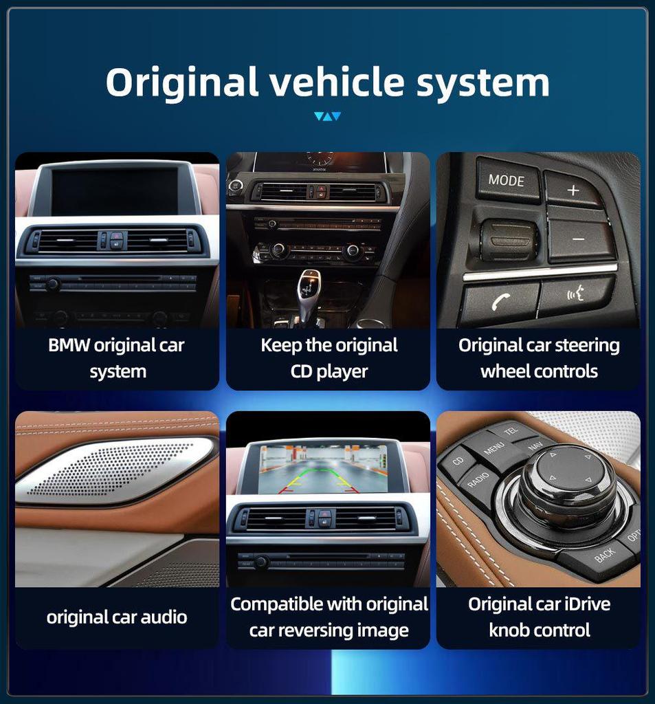 10.25" GPS Navigation for BMW 6 Series F06/F12/F13 Central Control Display