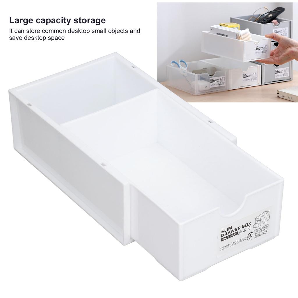 Storage Box Stackable PP Material Large Capacity Classified Storage Strong Drawer Box