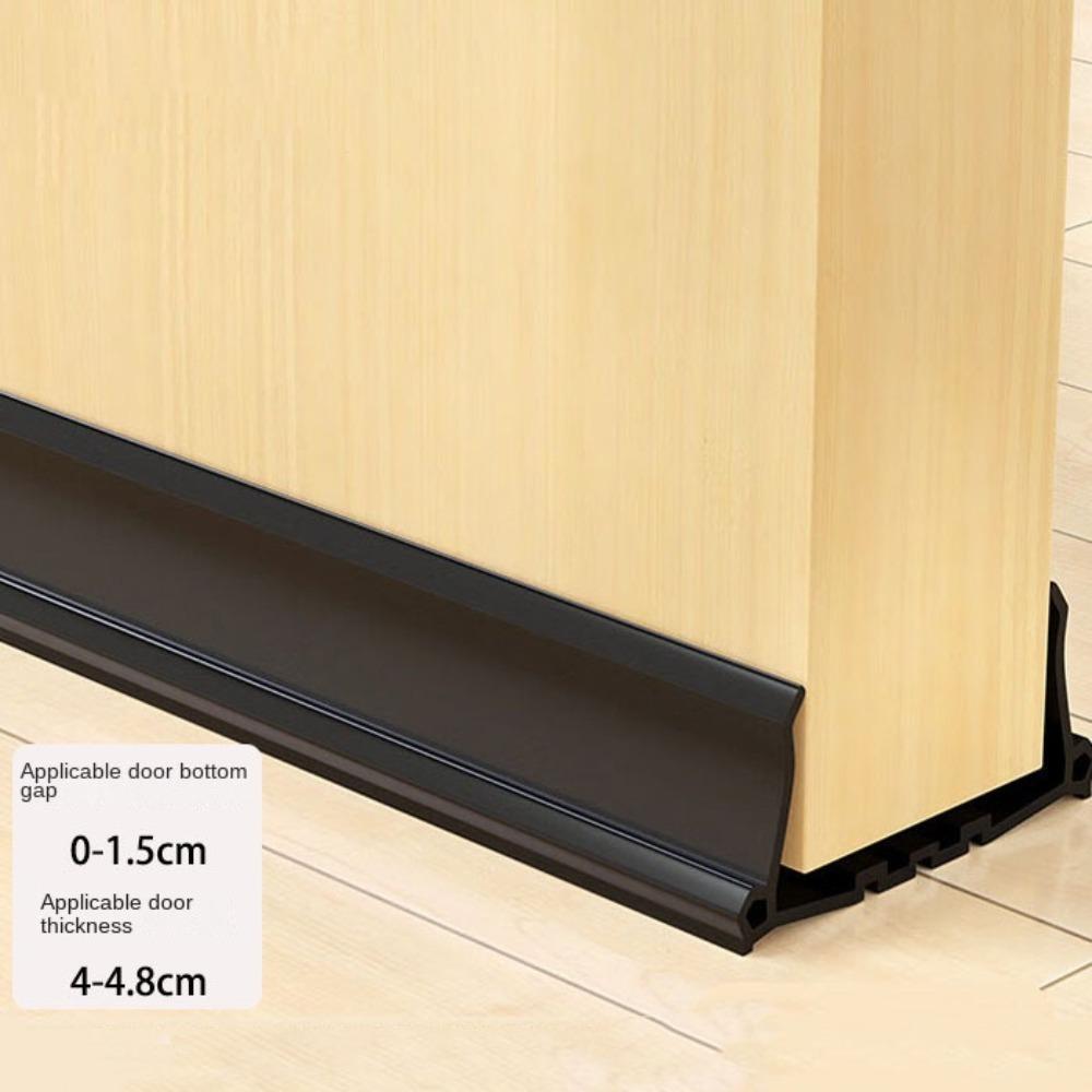 Sound Isolate Bottom Strip 96*5cm PVC Household Weather Gear Long Wear Span Door Seal Indoor Room