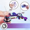 New Edc Fingertip Gyro Desk Accessory With Double Swing Structure Edc Sliding Desk Ornament Compact Hand Operated Desktop Toy