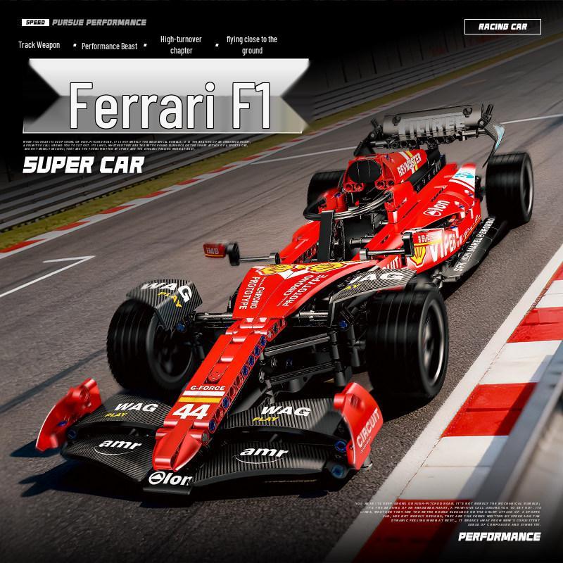 MG56-9 F1 Formula Racing Car Electric Building Blocks Toy Model