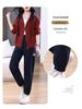 Women's Spring-Autumn 2025 Casual Sportswear: Fashionable, Age-Reducing Sweatshirt Two-Piece Set for Middle-Aged Moms